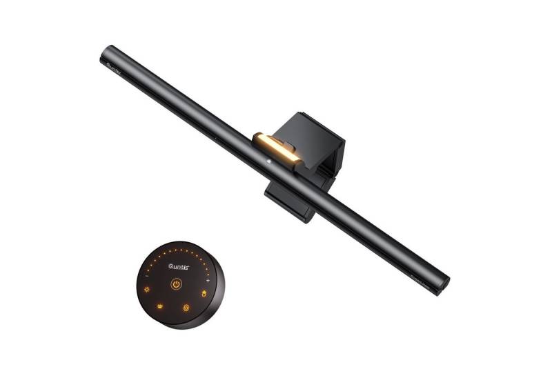 Elegear LED Schreibtischlampe 24W LED Doppelkopf Schwanenhals-Schreibtischlampe mit Klemmarm, Dimmbar, LED fest integriert, 3000K~6500K, Hintergrundbeleuchtung für Curved Monitore – Ideal für PC & Büro von Elegear