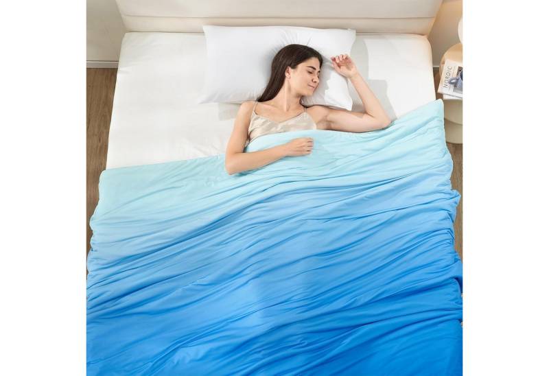 Elegear Sommerbettdecke Sommerdecke 150x200/200x220cm Kühldecke mit Japanische Arc-Chill 3.0, Füllung: DARCON 3D-Hohlfasern + Jade-Masterbatch, Bezug: 100% Arc-Chill Kühlgewebe (japanisch), Kühlende Bettdecke aus Kühlfasern, superweich, antiallergisch von Elegear