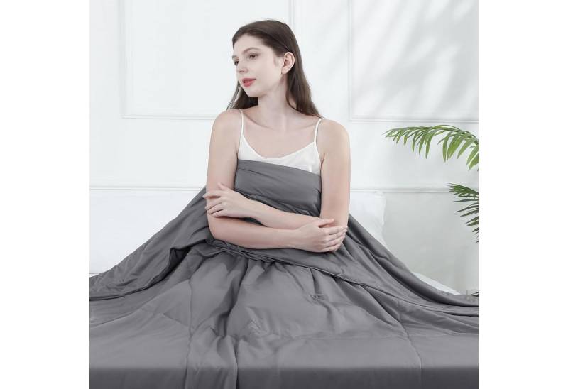 Elegear Sommerbettdecke Sommerdecke 150x200/200x220cm Kühldecke mit Japanische Arc-Chill 3.0, Füllung: DARCON 3D-Hohlfasern + Jade-Masterbatch, Bezug: 100% Arc-Chill Kühlgewebe (japanisch), Kühlende Bettdecke aus Kühlfasern, superweich, antiallergisch von Elegear
