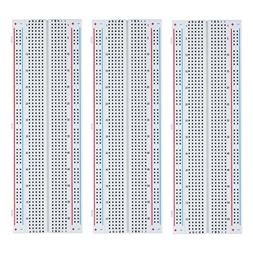 ELEGOO 3er Breadboard 830 Pin Solderless Prototype PCB Board Kit für Arduino Proto Shield Distribution Verbindungsblöcke ELEGOO 3er Breadboard 830 Pin Solderless Prototype PCB Board Kit für Arduino Proto Shield Distribution Verbindungsblöcke von ELEGOO