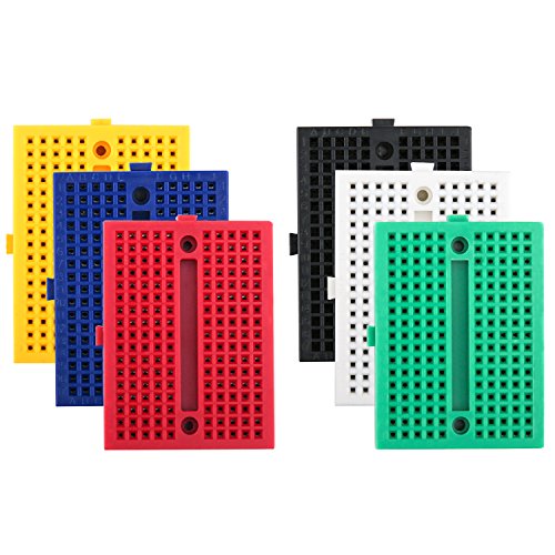 ELEGOO Steckbrett 6er Set 170 Tie Points Mini Breadboard Kit für Arduino ELEGOO Steckbrett 6er Set 170 Tie Points Mini Breadboard Kit für Arduino von ELEGOO