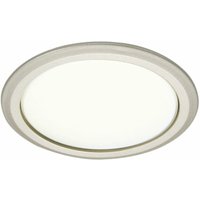 Led Einbauleuchte (Flächenlicht) Led-Spots ø 82 mm warmweiß vernickelt - Elektra von Elektra