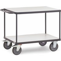 fetra® ESD-Tischwagen, TK 500 kg, 2 Ladeflächen à 500 x 850 mm von fetra®