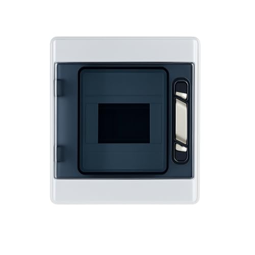 Elektro Butler Sicherungskasten-Aufputz IP65 - Wasserdicht und Staubdicht – Verteilerkasten Aufputz - Inklusive Zubehör - Robuster Verteilerkasten (1-reihig 6 Module) von Elektro Butler