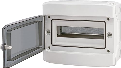 Elektro Butler Sicherungskasten Aufputz IP65 - Robuster Verteiler - Wasserdicht und staubdicht - Hochwertiges Material - Inklusive Zubehör (1-reihig 12 Module) von Elektro Butler