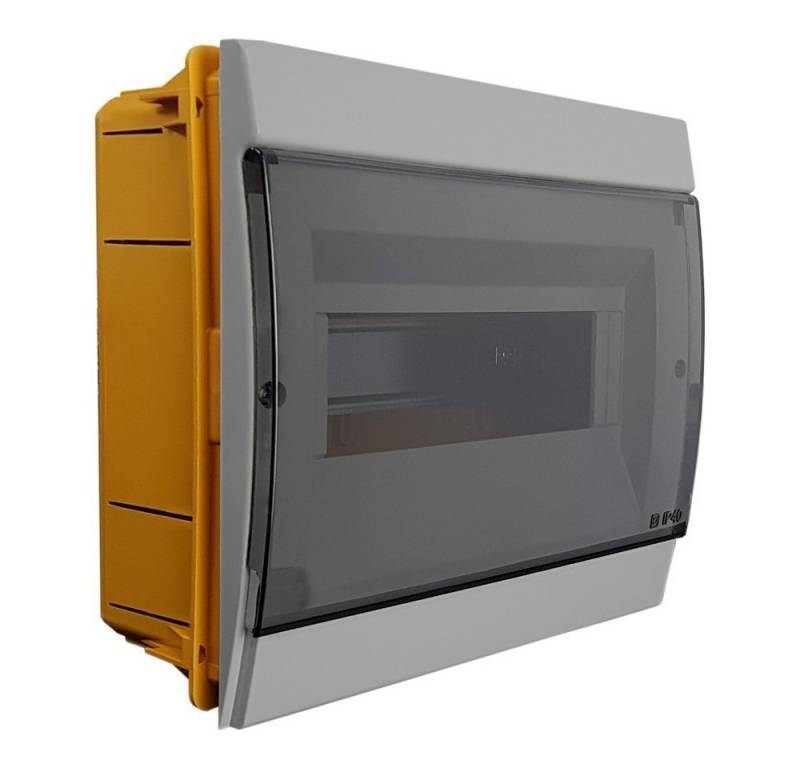 Elektro-Plast Verteilerbox Unterputz Verteilerkasten IP40 8/10 Module grau 970.08 M-L 0926 von Elektro-Plast