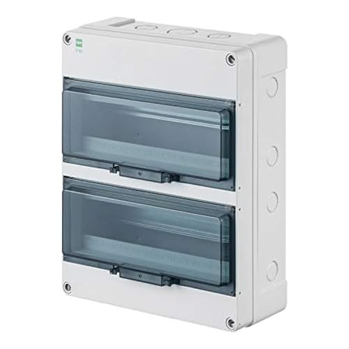 ELEKTRO-PLAST HERMETICA Aufputz Sicherungskasten Verteilerkasten Kleinverteiler 2-Reihig 26 Automaten Module IP65 Wassergeschützt Außenbereich Hellgrau ELEKTRO-PLAST HERMETICA Aufputz Sicherungskasten Verteilerkasten Kleinverteiler 2-Reihig 26 Automaten Module IP65 Wassergeschützt Außenbereich Hellgrau von ELEKTRO-PLAST