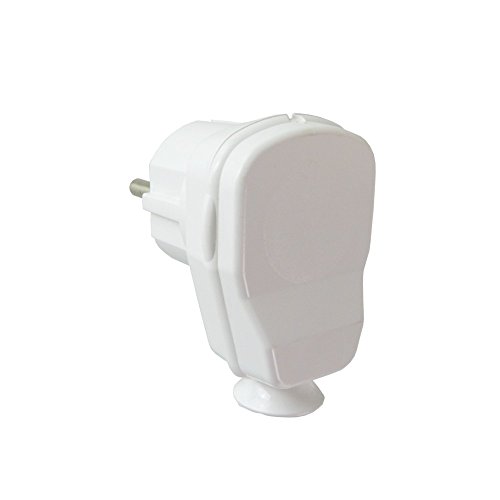 Winkelstecker 16A 230V 2P+Z UNI SCHUKO weiß Winkel Stecker Schraubkontakt Flachstecker 51.10 AWA-5 Elektro-Plast 7607 Winkelstecker 16A 230V 2P+Z UNI SCHUKO weiß Winkel Stecker Schraubkontakt Flachstecker 51.10 AWA-5 Elektro-Plast 7607 von Elektro-Plast