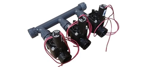 Rain Verteiler 2-fach 3-fach 4-fach 5-fach 6-fach Ventilverteiler 1" SET mit Hunter Magnetventil PGV 101GB IG (Verteiler 3-fach) von Elektro Softmarkt