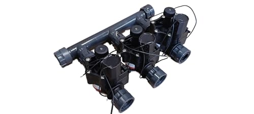 Rain Verteiler 2-fach 3-fach 4-fach 5-fach 6-fach Ventilverteiler 1" SET mit Magnetventil RN155 Plus IG 24-Vac (Verteiler 3-fach) von Elektro Softmarkt