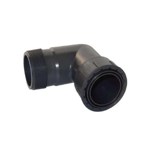 Rain Verteiler 2-fach 3-fach 4-fach Ventilbox Verschraubung Nippel Verbinder T-Stück Winkel Kappe Kugelventil Kupplung 1" AG IG Zubehör (Winkel 1" AG x 1" IG) von Elektro Softmarkt