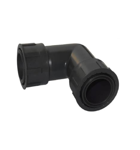 Rain Verteiler 2-fach 3-fach 4-fach Ventilbox Verschraubung Nippel Verbinder T-Stück Winkel Kappe Kugelventil Kupplung 1" AG IG Zubehör (Winkel 1" IG x 1" IG) von Elektro Softmarkt