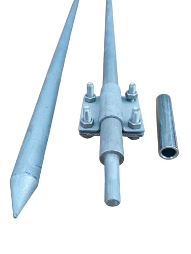 Tiefenerder Erder Erdung Ø20 Zusammensetzung SET feuerverzink nach DIN 50164-2 (SET Ø20 1,5m 1x1500mm) von Elektro Softmarkt