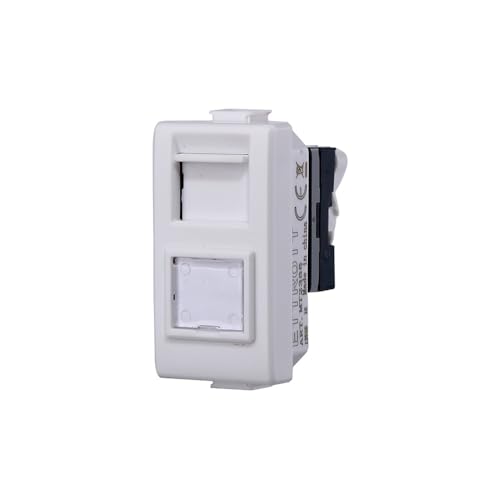 Elektronova Bticino Matix CAT 5E UTP Netzwerkdose RJ45 kompatibel weiß - Packung mit 1 Stück von ElektroNova