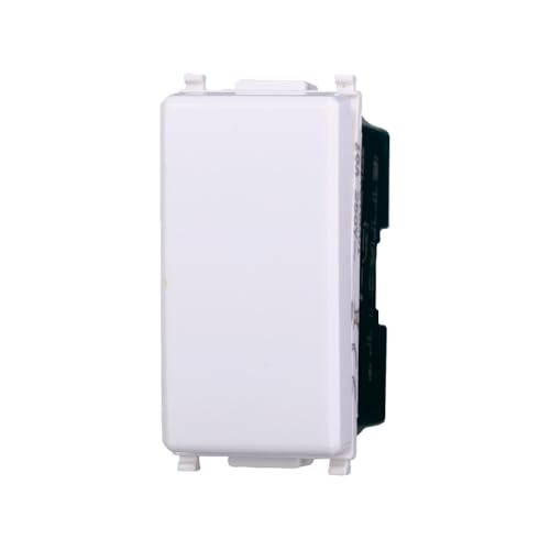 Elektronova Einpoliger Schalter 1P 16A weiß kompatibel Vimar Plana 0401 von ElektroNova