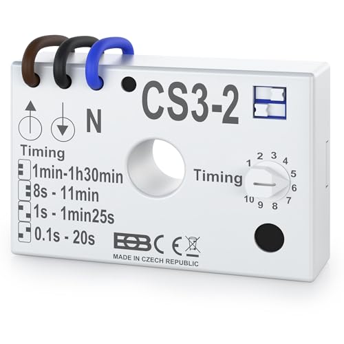 Elektrobock CS3-2 Treppenlicht Nachlaufrelais Unterputz, weiß von Elektrobock