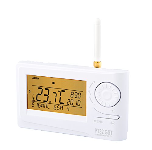 Elektrobock Digitaler Raumthermostat mit GSM Modul, PT32 GST, 14 x 8 x 3 cm Elektrobock Digitaler Raumthermostat mit GSM Modul, PT32 GST, 14 x 8 x 3 cm von Elektrobock