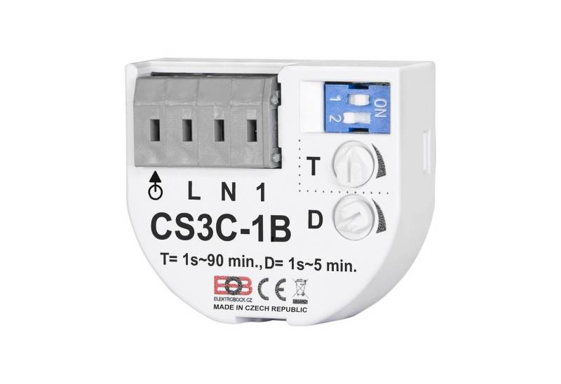 Elektrobock Verteilerbox ELEKTROBOCK Zeitschalter 138, CS3C-1B, weiß von Elektrobock