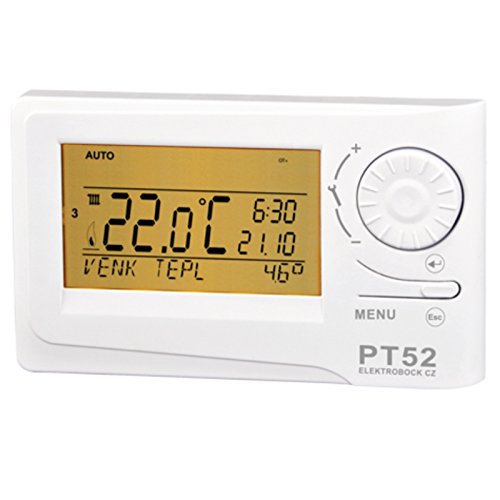 Raumthermostat Thermostat PT52 für Kessel mit OpentTherm von Elektrobock