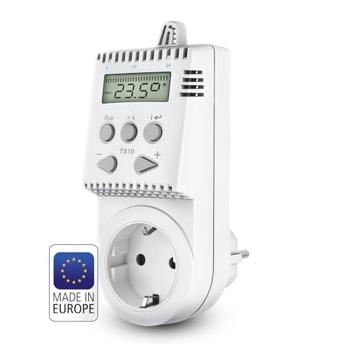 Fenix TS10 Steckerthermostat, 230 V, Weiss, klein von Elektrobock