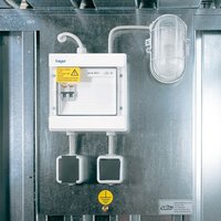 Elektroinstallationspaket für SAFE Tank Gefahrstoffcontainer, passive Lagerung von SAFE Tank