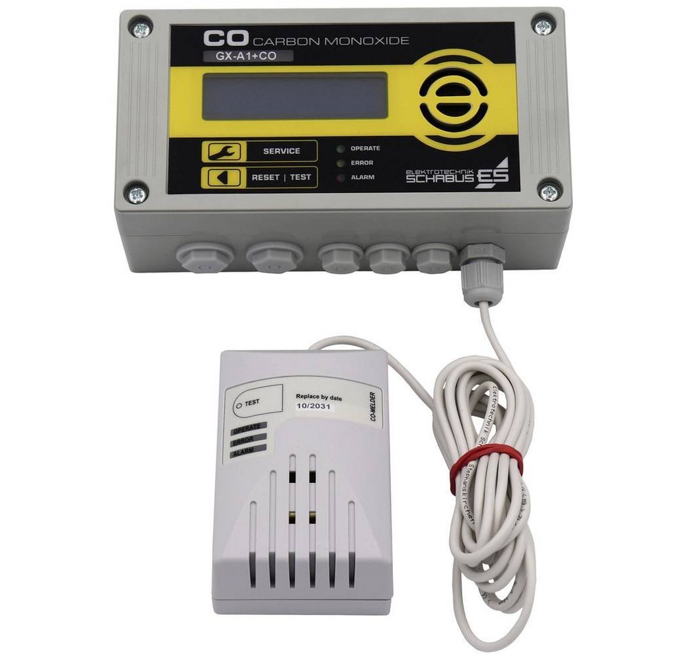 Elektrotechnik Schabus Kohlenmonoxid GAS ALARM SET 300266 Gasmelder (mit externem Sensor) von Elektrotechnik Schabus