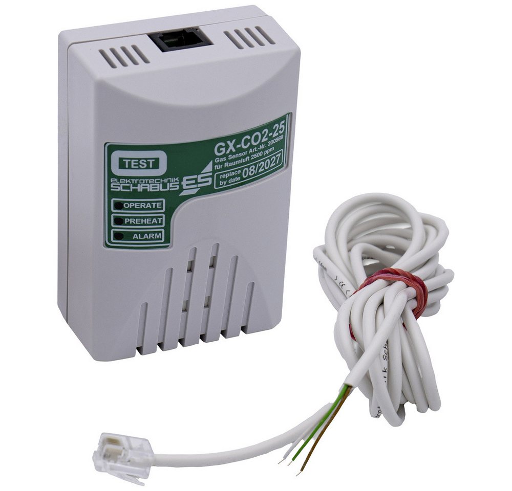 Elektrotechnik Schabus Schabus 200989 C2 Gas-Sensor detektiert Raumluftüberwachung Gasmelder Elektrotechnik Schabus Schabus 200989 C2 Gas-Sensor detektiert Raumluftüberwachung Gasmelder von Elektrotechnik Schabus