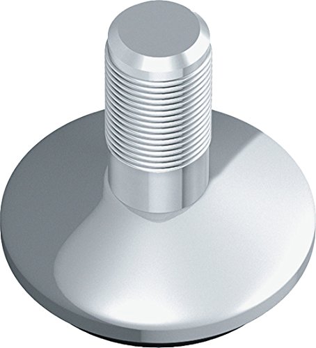 DIY Element System Möbelfuß Regulierschraube – kombinierbar mit Metallfüßen Ø 30 mm und eckig 25 mm, Ausgleich von Bodenunebenheiten – ‎M10-Gewinde, Chrom von Element System