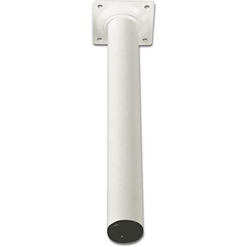 Element System 11100-00011 Möbelfuß Rundrohr ø 30 mm, Länge 150 mm, Stahl weiß von Element System