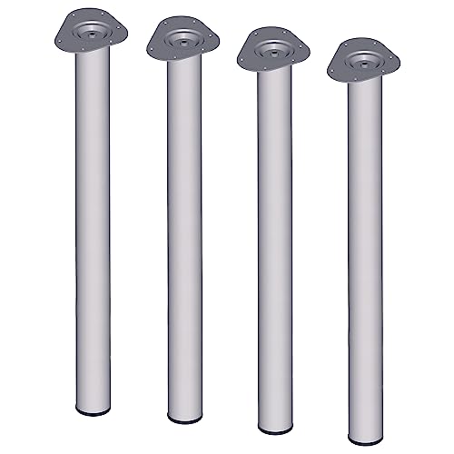 Element System 11102-00052 Möbelfüße Rund, Chrom, 80 cm von Element System