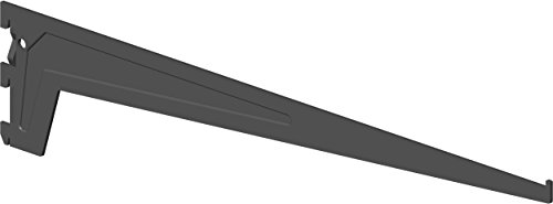 Element System 18133-00022 Regalträger 1-reihig / 2 Stück / 3 Farben/L = 60 cm/schwarz/für Regalsystem/Wandschiene von Element System