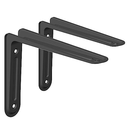 Element System 18133-00153 Regalkonsole Arena/Regalträger / 5 Größen / 3 Farben / 2 Stück/schwarz / 155 x 220 mm, 155x220 mm von Element System