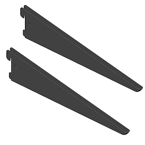 Element System 18133-00449 Classic Regalsystem U-Träger, Schwarzmatt, 270 mm von Element System