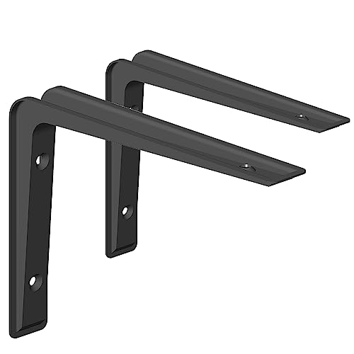 Element System 18133-00457 Wandkonsole, Schwarzmatt, 120 x 170 mm von Element System