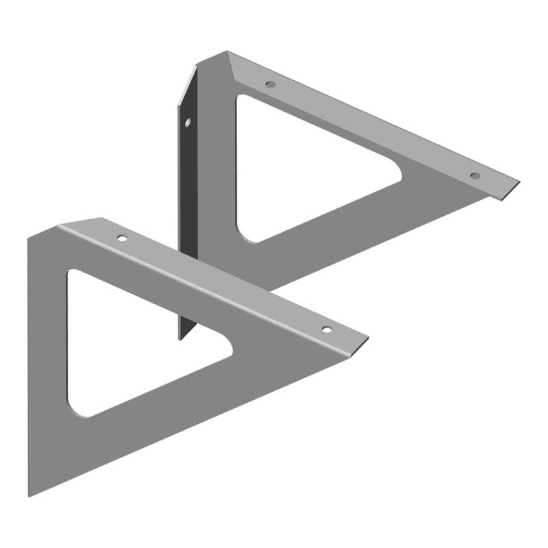 Element System Metallkonsole 'Triangel' grau 19 x 19 cm von Element System