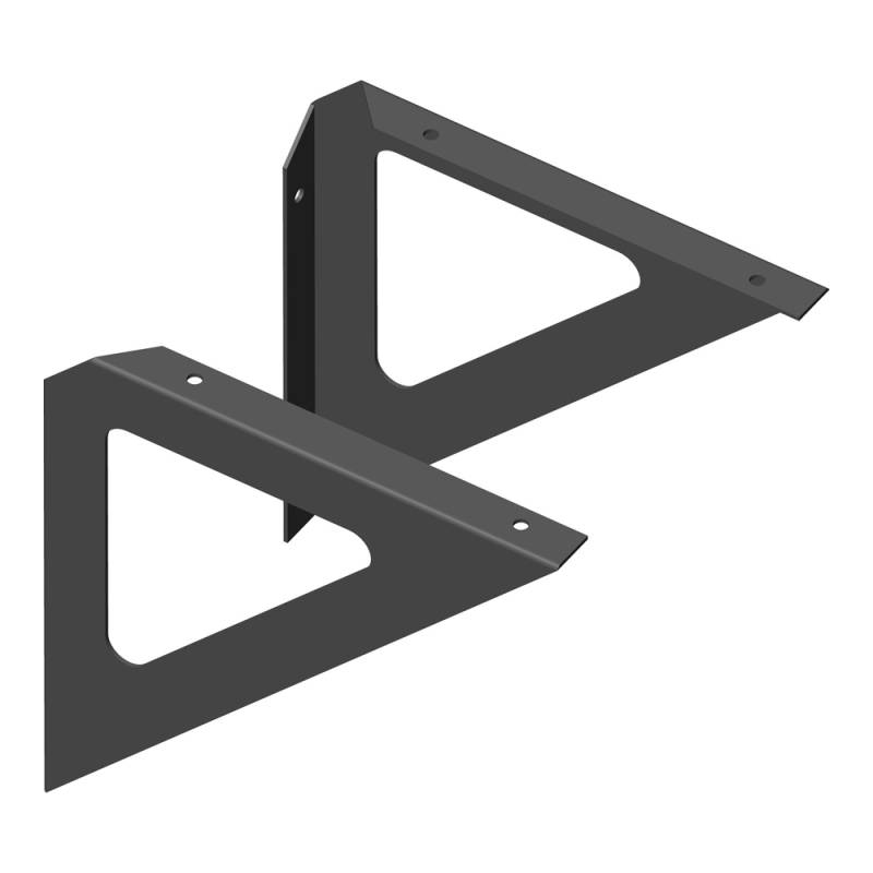 Element System Metallkonsole 'Triangel' schwarz 19 x 19 cm von Element System