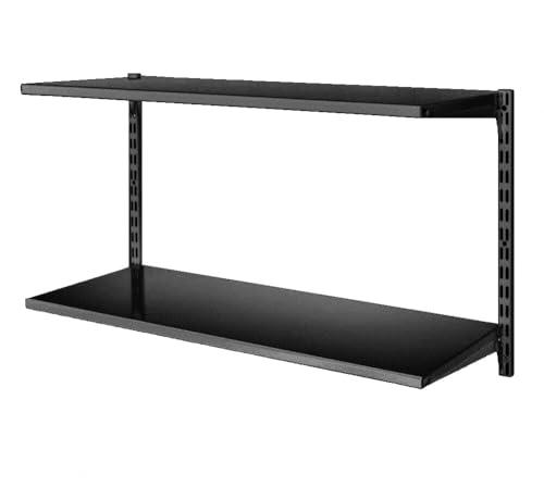 Element System Regal Set Office 3 RS50 schwarzmatt 11356-00006 Simple 2 mit 2 Stahlfachböden von Element System