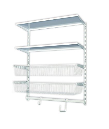 Element System Regalset PERFECT 1, Wandregal, Regal für Garage, Keller, Haushalt oder Speisekammer in weiß Element System Regalset PERFECT 1, Wandregal, Regal für Garage, Keller, Haushalt oder Speisekammer in weiß von Element System