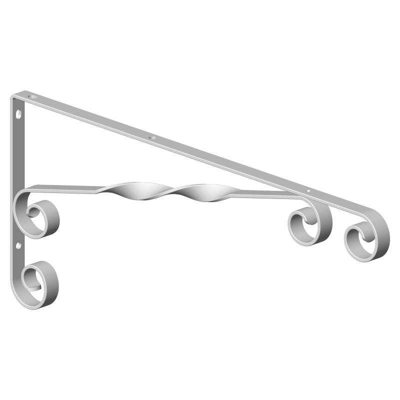 Element System Regalwinkel 'Jasmin' weiß 35 x 1,2 x 15 cm von Element System
