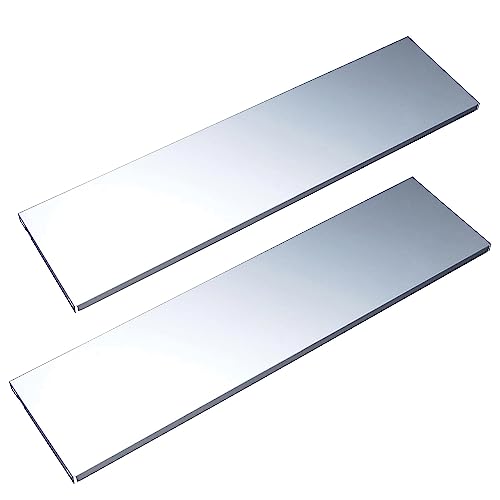 Element System STAHLFACHBODEN - Regalboden für Wandschiene und Pro-Regalträger - 800 x 200 mm, Stahl, Weißaluminium, 2 Stk. Element System STAHLFACHBODEN - Regalboden für Wandschiene und Pro-Regalträger - 800 x 200 mm, Stahl, Weißaluminium, 2 Stk. von Element System