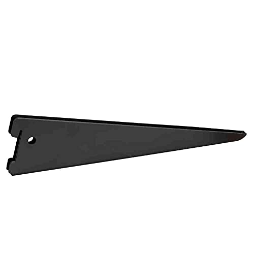 Element System U-Träger T 470 mm schwarzmattt mit Loch Classic 50 Konsole 10201-00074 für Wandschiene 2-reihigl Regal Schiene von Element System