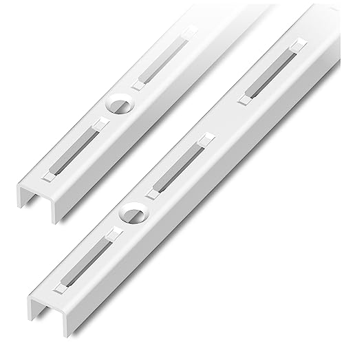 Element System Wandschiene 1-reihig, 2 Stück, 4 Abmessungen, 3 farben, Länge 100 cm für Regalsystem, Regalträger, Wandregal, weiß, 10000-00017 Element System Wandschiene 1-reihig, 2 Stück, 4 Abmessungen, 3 farben, Länge 100 cm für Regalsystem, Regalträger, Wandregal, weiß, 10000-00017 von Element System