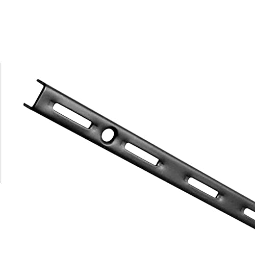 Element System Wandschiene 1-reihig H 1000 mm schwarzmatt Classic 50 Schiene 10000-00136 Wandregal Regal Schiene von Element System