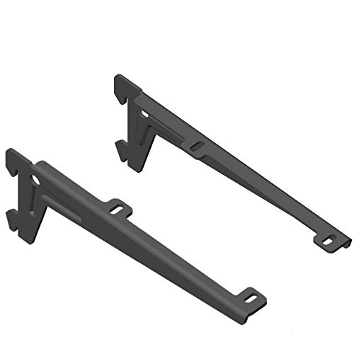 Element System Winkelträger L= 280 mm schwarzmattt Classic 50 Winkel Konsole 10300-00156 für Wandschiene Regal Schiene von Element System