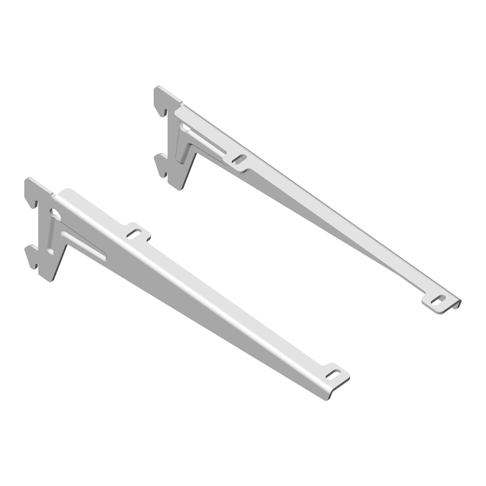 Element System Winkelträger weiß 24 x 2,2 x 7 cm 2 Stück von Element System