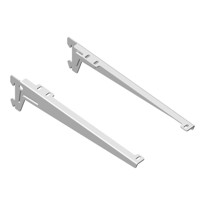 Element System Winkelträger weiß 28 cm 2 Stück von Element System