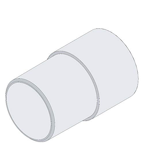 Element System zwei Endstopfen Endkappen weiß, formschöner Abschluss der Kleiderstange ø25 mm für das EASY Regalsystem 12422-00020 von Element System