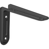 Wandkonsole ARENA, Größe 120X170 mm, Fabre Schwarz, 2 Stück von Element System