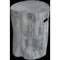 Elementi Abdeckung Gasflaschen Baumstamm-Optik grau Eco-Stone 11kg von Elementi