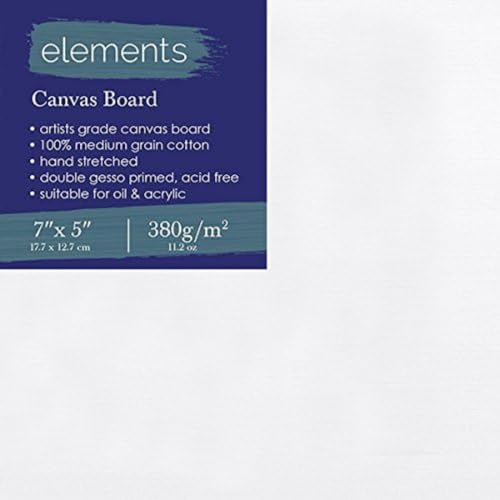 258068e Elements Leinwand Board, 17,8 x 12,7 cm (17,8 cm x 12,7 cm) von Elements